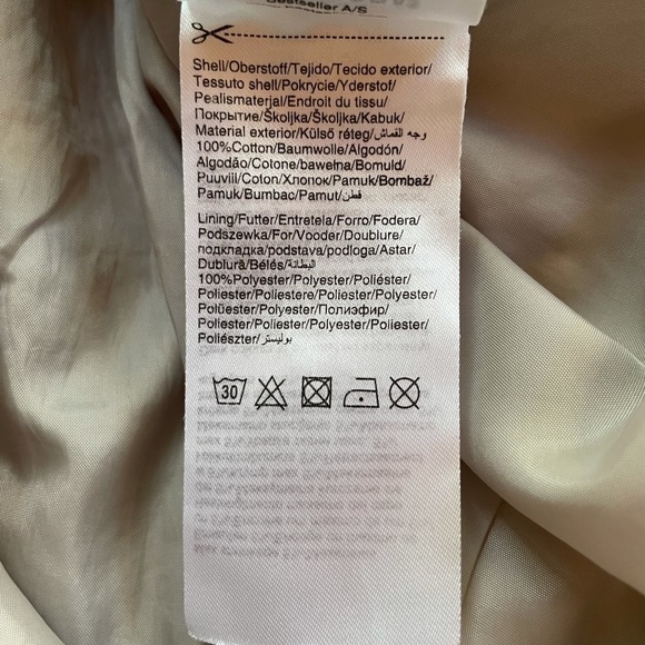 Vero Moda Lightweight‎ Button Front Trench Khaki M - Picture 4 of 4